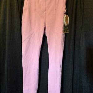 Avalanche Soft Pink High-Waisted Pants